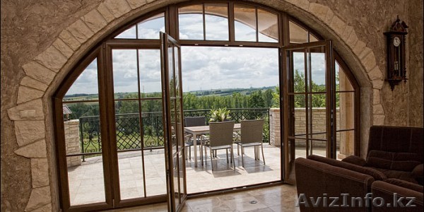 Дерево-алюминиевые окна из Сосны Шымкент - Изображение #1, Объявление #1586704