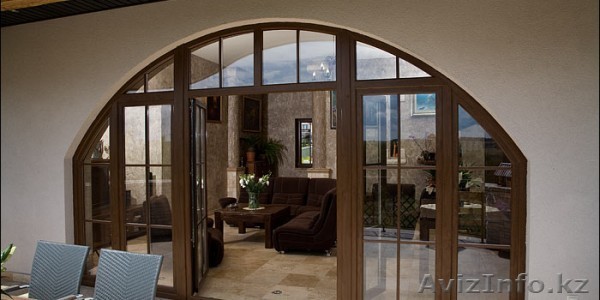 Дерево-алюминиевые окна из Сосны Кызылорда - Изображение #1, Объявление #1586706