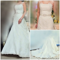 Продаю свадебное платье, одевалось 1 раз.  - Изображение #3, Объявление #1287629