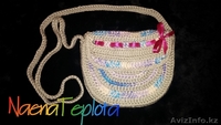 Вязаная сумочка, ручная работа - Изображение #6, Объявление #1294089