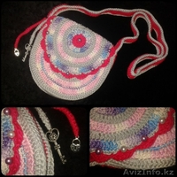 Вязаная сумочка, ручная работа - Изображение #4, Объявление #1294089