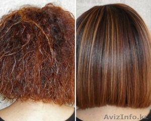 Бразильское кератиновое выпрямление и лечение волос в Шымкенте - Изображение #1, Объявление #1237994