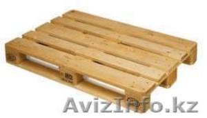 Поддоны деревянные размеры 1200х800 мм в Шымкенте - Изображение #1, Объявление #1381660