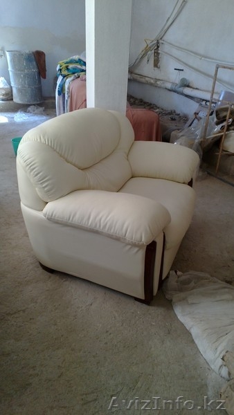 Белая кожаная мебель - Изображение #1, Объявление #753365