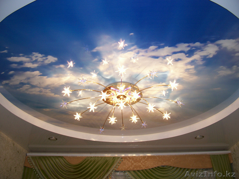 Натяжные потолки от компании"France Studio" в г. Шымкенте  и ЮКО - Изображение #4, Объявление #780086