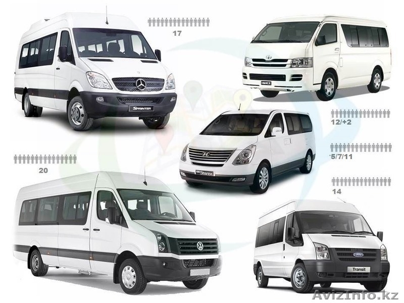 Аренда Заказ микроавтобуса в шымкенте - Изображение #1, Объявление #1295049