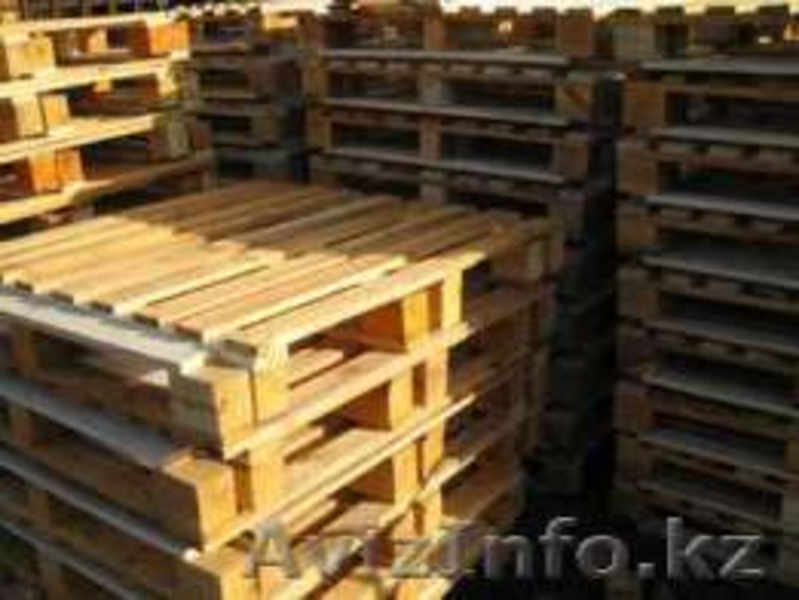Поддоны деревянные размеры 1200х800 мм в Шымкенте - Изображение #2, Объявление #1381660