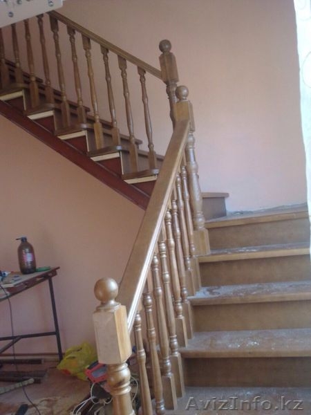 Деревянные лестницы Шымкент - Изображение #4, Объявление #752766